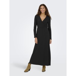 JDY Bowie L/S Lang Kjole - Sort