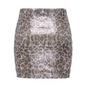 JDY Leona Paillet Mini Nederdel - Brown Rice / Leo