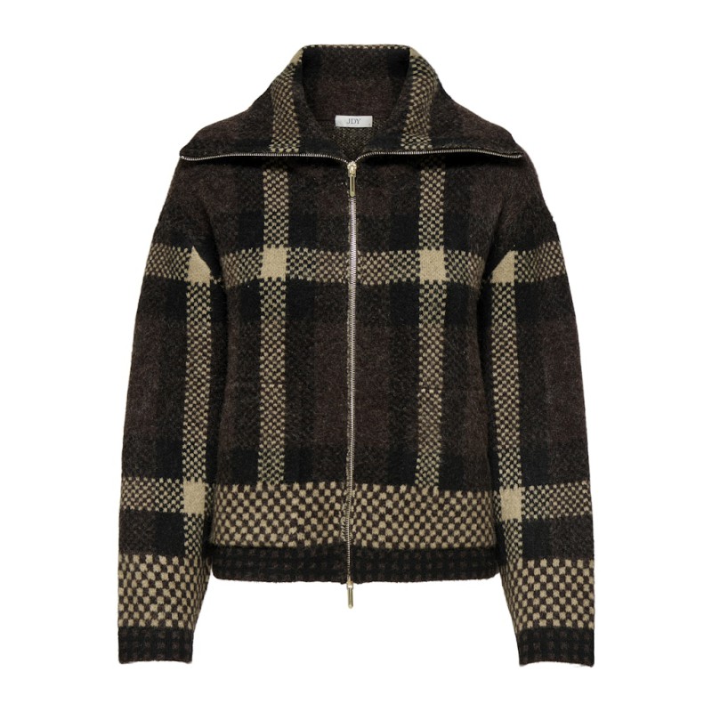 JDY Phoenix L/S Strik Cardigan - Chocolate Torte