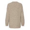 JDY Malone L/S Lang Strik Pullover - Greige