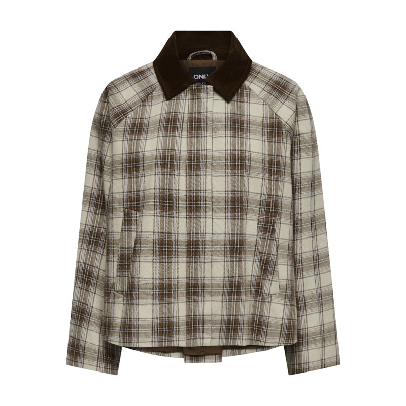 ONLY Manilla Jakke - White Pepper