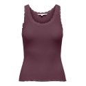 ONLY Sara Sharai Blonde Tanktop - Burgundy