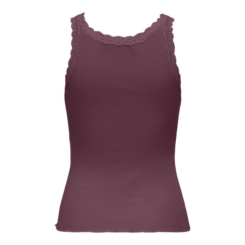 ONLY Sara Sharai Blonde Tanktop - Burgundy