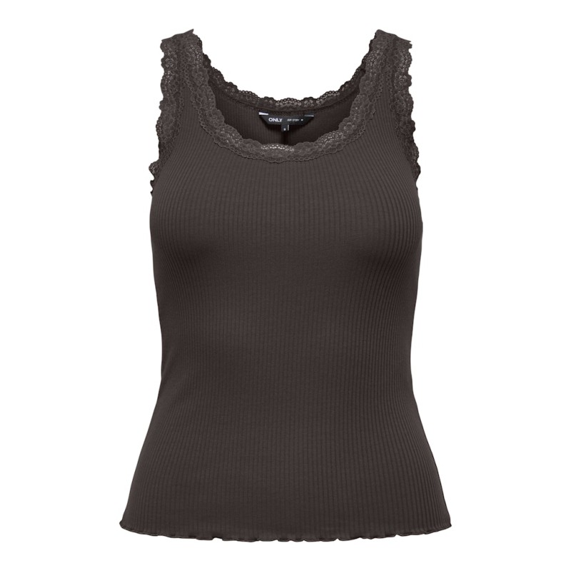 ONLY Sara Sharai Blonde Tanktop - Chocolate Torte
