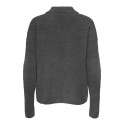 ONLY Talio L/S Strik Polo - Dark Grey Melange