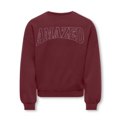 KIDS ONLY Kiki L/S Sweatshirt - Cabernet