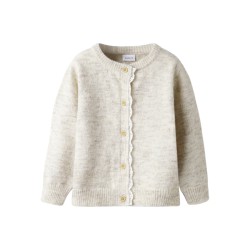 NAME IT MINI Rikimmi L/S Strik Cardigan - Peyote Melange