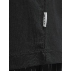 JACK&JONES Basic tee L/S O-Neck - Sort
