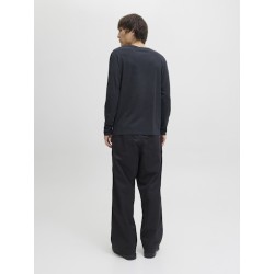 JACK&JONES Basic Tee L/S O-neck - Navy Blazer