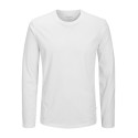 JACK&JONES Basic Tee L/S O-Neck - Hvid
