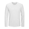 JACK&JONES Basic Tee L/S O-Neck - Hvid