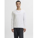JACK&JONES Basic Tee L/S O-Neck - Hvid