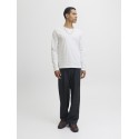 JACK&JONES Basic Tee L/S O-Neck - Hvid