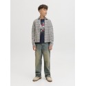 JACK & JONES JUNIOR Noel Xmas T-shirt - Sky Captain