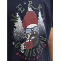 JACK & JONES JUNIOR Noel Xmas T-shirt - Sky Captain