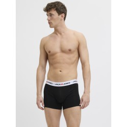 JACK & JONES PLUS Corp Old Logo 7-Pak Boxershorts - Sort