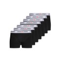 JACK & JONES PLUS Corp Old Logo 7-Pak Boxershorts - Sort
