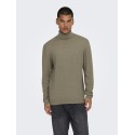 ONLY & SONS Loui Strik Pullover - Desert Taupe