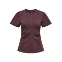 ONLY Marie Ruching T-shirt - Decadent Chocolate