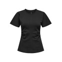 ONLY Marie Ruching T-shirt - Sort