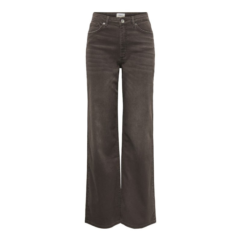 ONLY Juicy Brown Jeans - Dark Brown Denim
