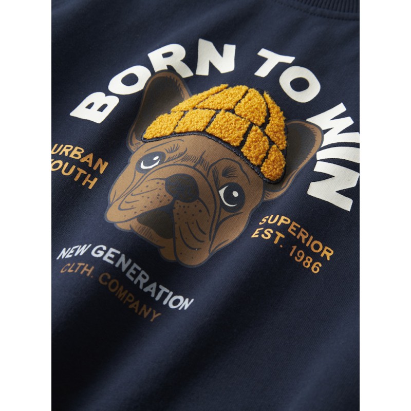 NAME IT MINI Riguna L/S Bluse - Navy Blazer