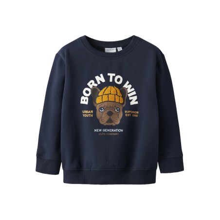 NAME IT MINI Riguna L/S Bluse - Navy Blazer