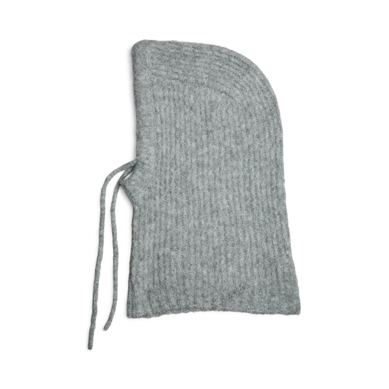 PIECES Nambi Balaclava - Light Grey Melange