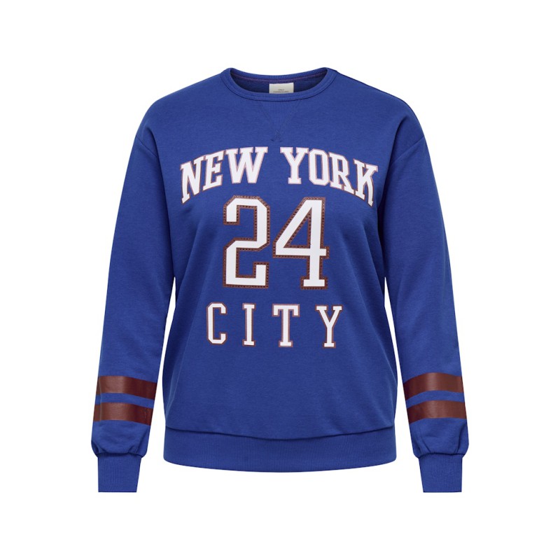 ONLY CARMAKOMA Ben L/S Sweatshirt - Surf The Web