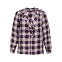 ONLY CARMAKOMA Halle L/S Skjorte - Evening Blue