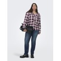 ONLY CARMAKOMA Halle L/S Skjorte - Evening Blue