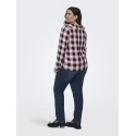 ONLY CARMAKOMA Halle L/S Skjorte - Evening Blue