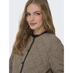 JDY Mery L/S Quiltet Jakke - Toasted Coconut