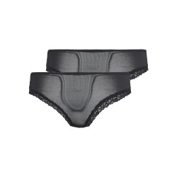 ONLY Delicate 2-Pak Blonde Trusser - Sort