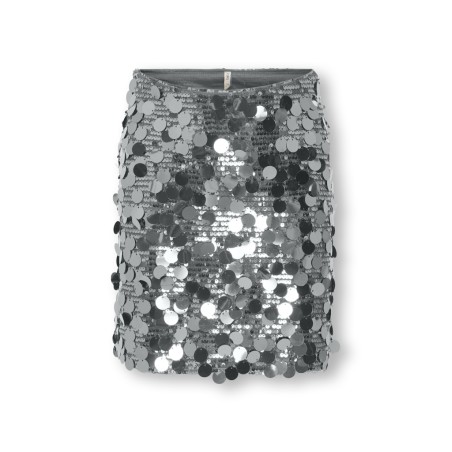 KIDS ONLY Jadel Paillet Nederdel - Silver