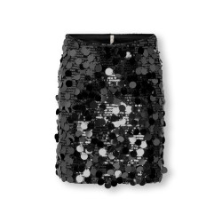 KIDS ONLY Jadel Paillet Nederdel - Sort