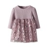 NAME IT BABY Pige - Rosally L/S Kjole - Keepsake Lilac