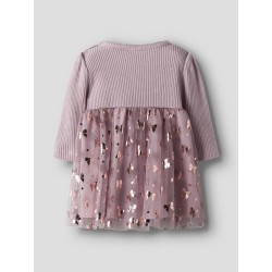NAME IT BABY Rosally L/S Kjole - Keepsake Lilac