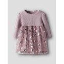 NAME IT BABY Rosally L/S Kjole - Keepsake Lilac