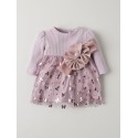 NAME IT BABY Rosally L/S Kjole - Keepsake Lilac