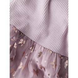 NAME IT MINI Rosally L/S Kjole - Keepsake Lilac