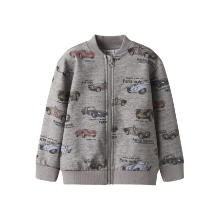 NAME IT MINI Reiner L/S Sweat Trøje - Grey Melange