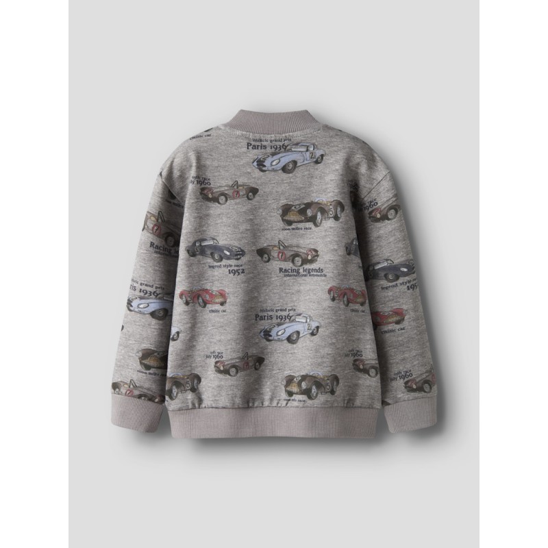 NAME IT MINI Reiner L/S Sweat Trøje - Grey Melange