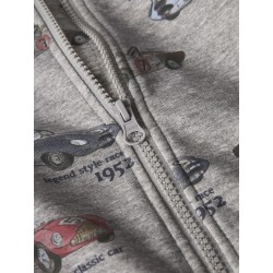 NAME IT MINI Reiner L/S Sweat Trøje - Grey Melange