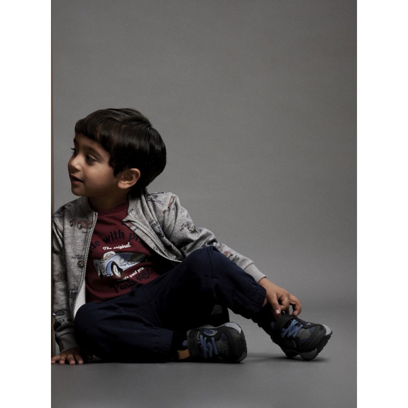 NAME IT MINI Reiner L/S Sweat Trøje - Grey Melange