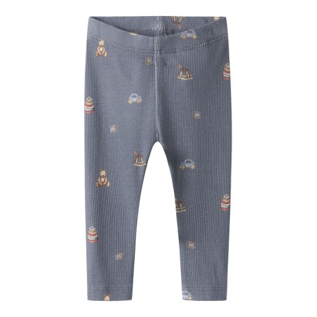NAME IT BABY Ritoy Leggings - Flint Stone