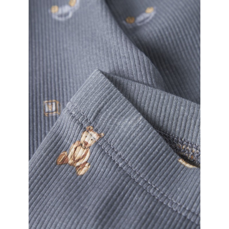 NAME IT BABY Ritoy Leggings - Flint Stone