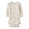 NAME IT BABY Ritoy L/S Bodystocking - Peyote Melange