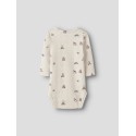 NAME IT BABY Ritoy L/S Bodystocking - Peyote Melange