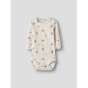 NAME IT BABY Ritoy L/S Bodystocking - Peyote Melange